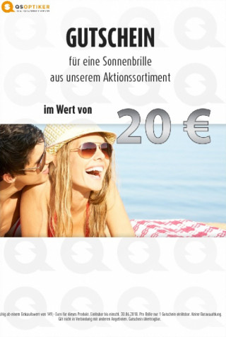 Gutschein Kindersonnenbrille