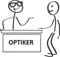 Optiker Beratung Gleitsichtbrille