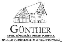 Günther Optik Hörgeräte Uhren Schmuck