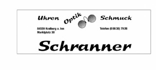 Uhren Optik Schmuck Schranner